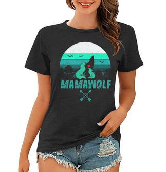 Mamawolf Wolf Lovers Gift For Mother Women T-shirt - Thegiftio UK