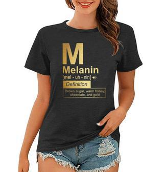 Melanin Brown Sugar Warm Honey Chocolate Black Gold Women T-shirt - Thegiftio UK