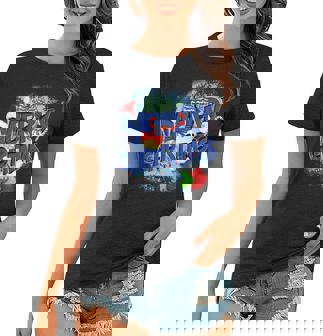 Merry Christmas Funy Holiday Logo Women T-shirt - Monsterry