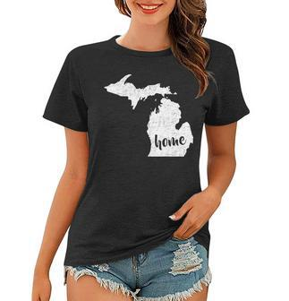 Michigan Home State Tshirt Women T-shirt - Monsterry