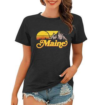 Mountains In Maine Women T-shirt - Monsterry DE