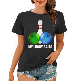 My Lucky Balls Tshirt Women T-shirt - Monsterry
