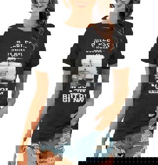 My Son Is On Uss Russell Ddg Women T-shirt - Monsterry