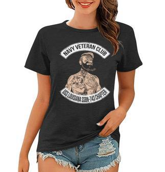 Navy Uss Louisiana Ssbn Women T-shirt - Monsterry