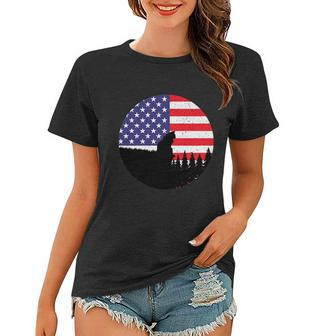 Patriotic Cats American Flag 4Th Of July Cat Day Women T-shirt - Monsterry