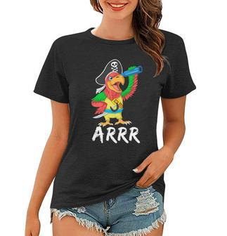 Pirate Parrot Arrr Halloween Women T-shirt - Thegiftio UK