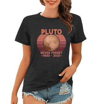 Pluto Never Forget V2 Women T-shirt - Monsterry AU