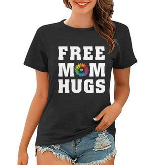 Pride Month Free Mom Hugs Rainbow Lgbt Women T-shirt - Monsterry UK