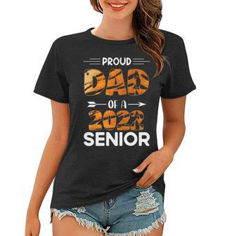 Proud Dad Of A 2022 Senior Tiger Print Women T-shirt - Thegiftio