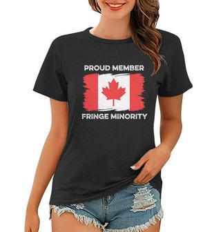 Proud Member Fringe Minority Canadian Truckers Canada Truck Tshirt Women T-shirt - Monsterry UK