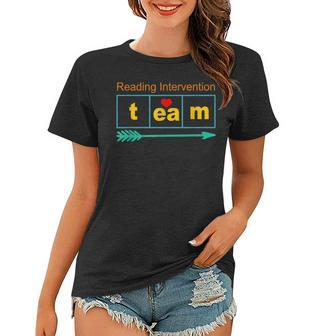 Reading Intervention Team Science Of Reading Teacher Squad Women T-shirt - Thegiftio UK