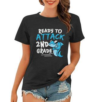 Ready To Attack 2Nd Grade Back To School First Day Of School Women T-shirt - Monsterry DE