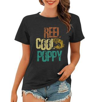 Reel Cool Poppy Vintage Fishing Women T-shirt - Monsterry CA