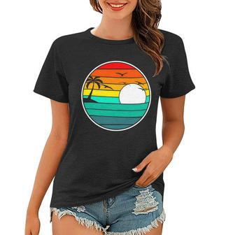 Retro Beach 80S Aesthetic Women T-shirt - Monsterry