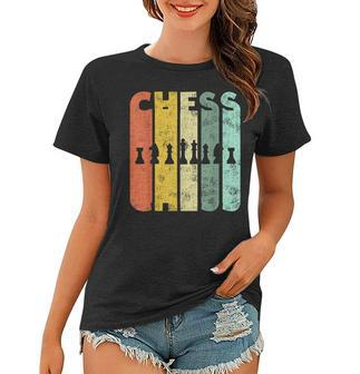 Retro Chess Men Women Kids Chessmaster Women T-shirt - Seseable