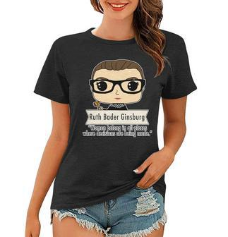 Ruth Bader Ginsburg Cute Cartoon Quote Women T-shirt - Monsterry DE