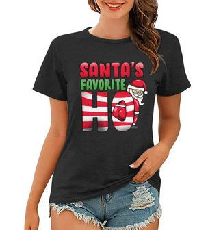 Santas Favorite Ho Funny X-Mas Tshirt Women T-shirt - Monsterry UK