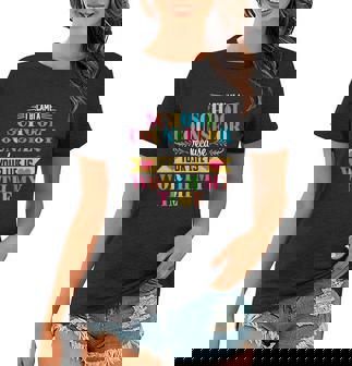 School Counselor Cute Appreciation Back To School Gift Tshirt Women T-shirt - Monsterry