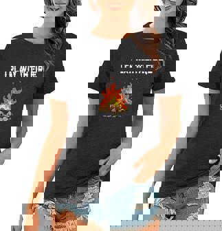 Scout Camping Outdoor Campfire Hiking Backpacking Cool Gift Graphic Design Printed Casual Daily Basic Women T-shirt - Thegiftio