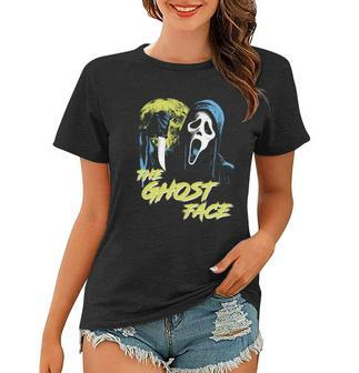 Scream The Ghost Face Halloween Women T-shirt - Monsterry UK