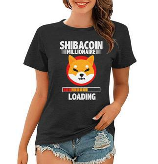 Shiba Coin Millionaire Loading Women T-shirt - Monsterry AU