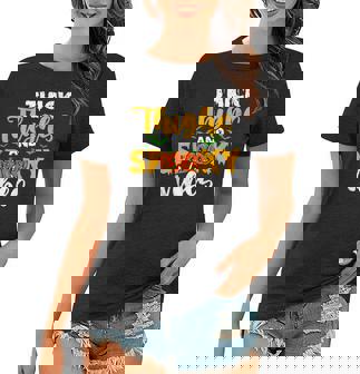 Spooky Halloween Thick Thighs Spooky Vibes Halloween Women T-shirt | Seseable CA