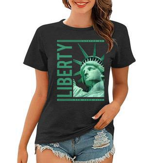 Statue Of Liberty Women T-shirt - Monsterry