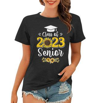 Sunflower Senior Mom 23 Graduation Senior 23 Class Of 2023 Women T-shirt - Thegiftio UK