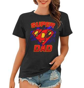 Super Dad Ripped Logo Women T-shirt - Monsterry