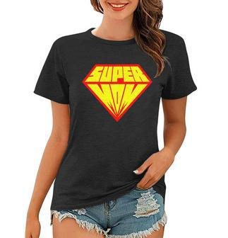 Supermom Super Mom Crest Tshirt Women T-shirt - Monsterry CA