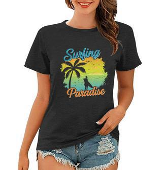Surfing Paradise Summer Vacation Surf Women T-shirt - Monsterry AU