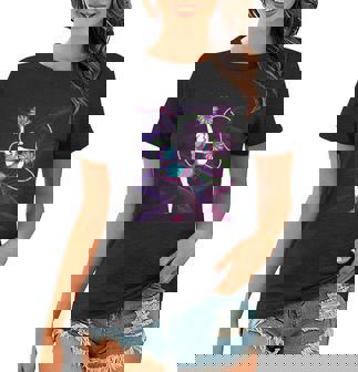 Synthwave Cheerleading Retro 90S Vaporwave Cheerleader Gift Women T-shirt - Thegiftio