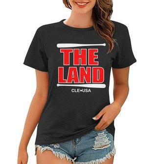 The Land Cleveland Ohio Baseball Tshirt Women T-shirt - Monsterry UK