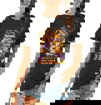 The Witch Beware Of The Beagle Halloween Gift Graphic Design Printed Casual Daily Basic Women T-shirt - Thegiftio UK