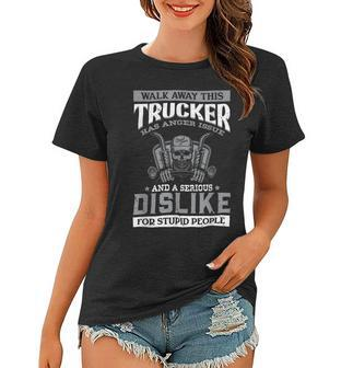 Trucker Trucker Accessories For Truck Driver Motor Lover Trucker_ V18 Women T-shirt - Seseable