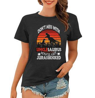 Uncle Dinosaur V2 Women T-shirt - Monsterry