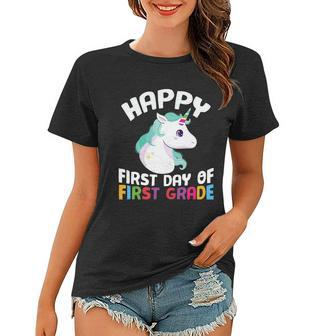 Unicorn First Day Of First Grade Back To School First Day Of School Women T-shirt - Monsterry UK