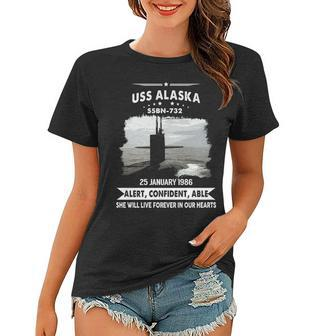 Uss Alaska Ssbn Women T-shirt - Monsterry CA