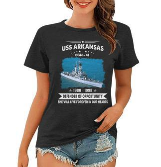Uss Arkansas Cgn Women T-shirt - Monsterry