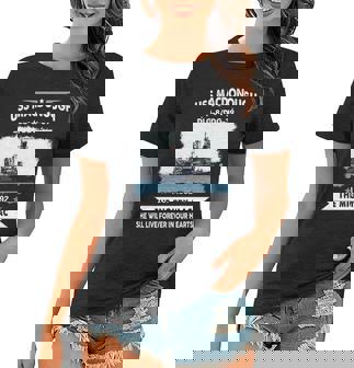 Uss Macdonough Dlg 8 Ddg Women T-shirt - Monsterry