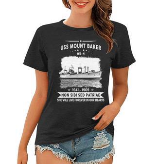 Uss Mount Baker Ae 4 Uss Mt Baker Women T-shirt - Monsterry