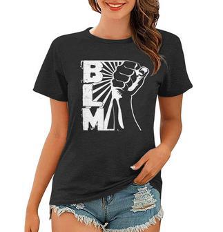 Vintage Blm Black Lives Matter Fist Tshirt Women T-shirt - Monsterry AU