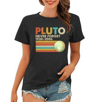 Vintage Colors Pluto Never Forget Women T-shirt - Monsterry UK