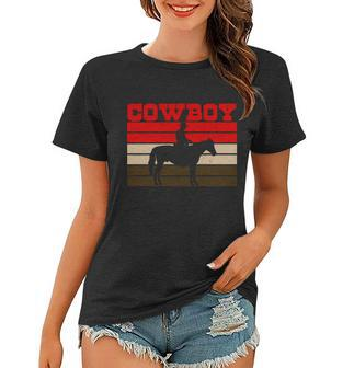Vintage Cowboy Logo Women T-shirt - Monsterry