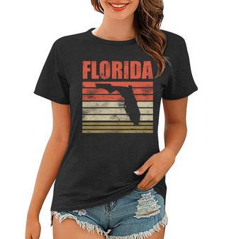 Vintage Florida State Map Women T-shirt - Monsterry DE