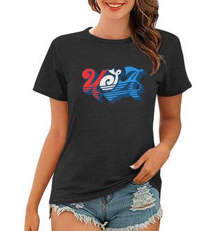 Vintage Usa Independence Day 4Th Of July Summer Typography Women T-shirt - Monsterry CA