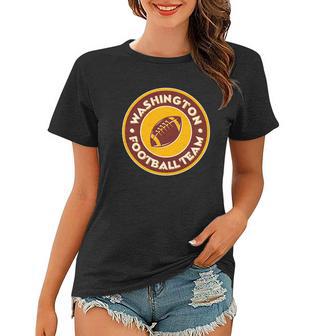 Vintage Washington Football Team Logo Emblem Women T-shirt - Monsterry