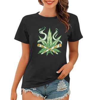 Weed Joint Cross Women T-shirt - Monsterry AU