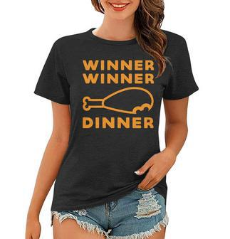 Winner Winner Chicken Dinner Funny Gaming Women T-shirt - Monsterry UK