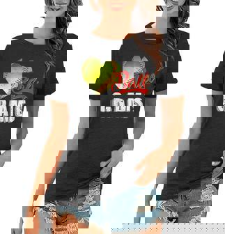 Womens Baseball Softball Ball Heart Grams Cute Mothers Day Sporter Women T-shirt - Thegiftio